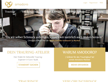 Tablet Screenshot of amodoro.de